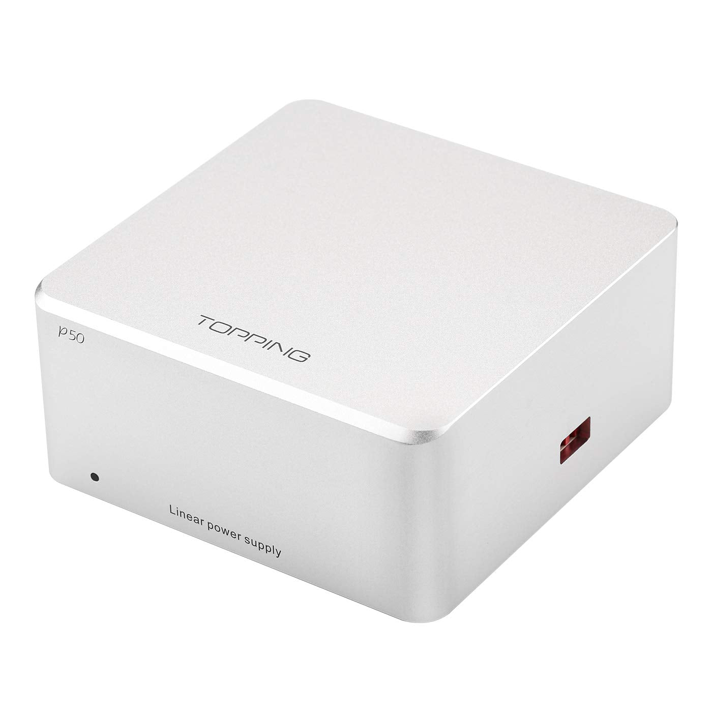 Topping P50 Linear Power Supply For Topping E50/D50/D50S/Dx3 Pro+/A50 Ultra Low Noise 2X 5V 1A + 15V 1A Silver