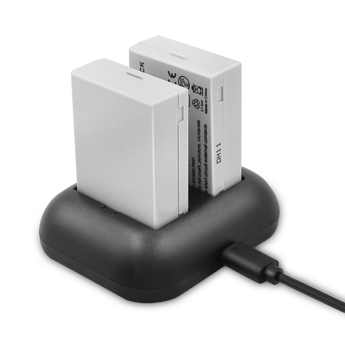 Enegon Lp E8 Battery And Rapid Dual Charger For Canon Eos Rebel T3I T2I T4I T5I, Eos 550D 600D 650D 700D, Kiss X4 X5 X6 X6I X7I