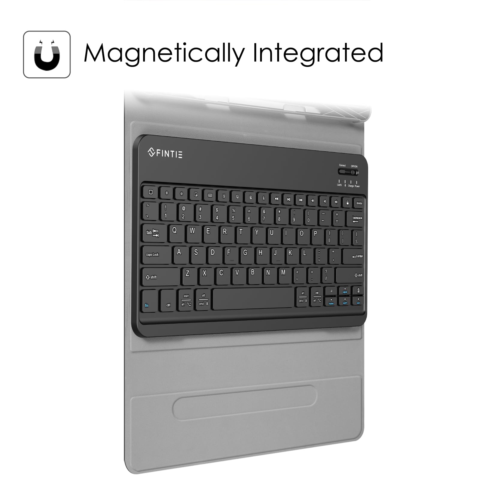 Fintie Keyboard Case For Samsung Galaxy Tab S8 Plus 2022/S7 Fe 2021/S7 Plus 2020 12.4 Inch With S Pen Holder, Slim Stand Cover D