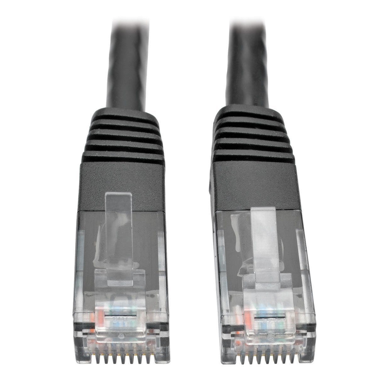 Tripp Lite Cat6 Cat5E Gigabit Molded Patch Cable Rj45 M/M 550Mhz, 15 Ft., Black