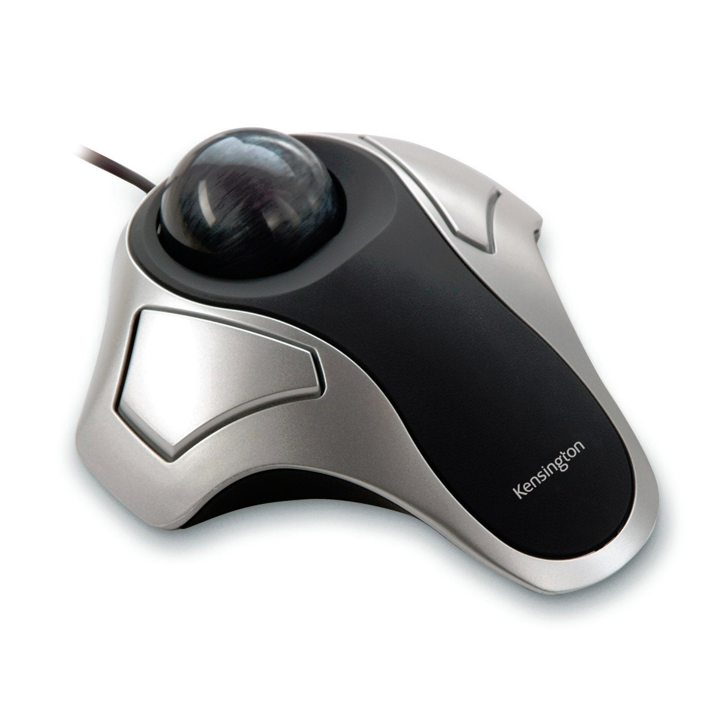 Kensington 64327 Orbit Optical Trackball,6-Ft Cord,5-Inch x5-1/2-Inch x1-3/4-Inch,Black/Silver