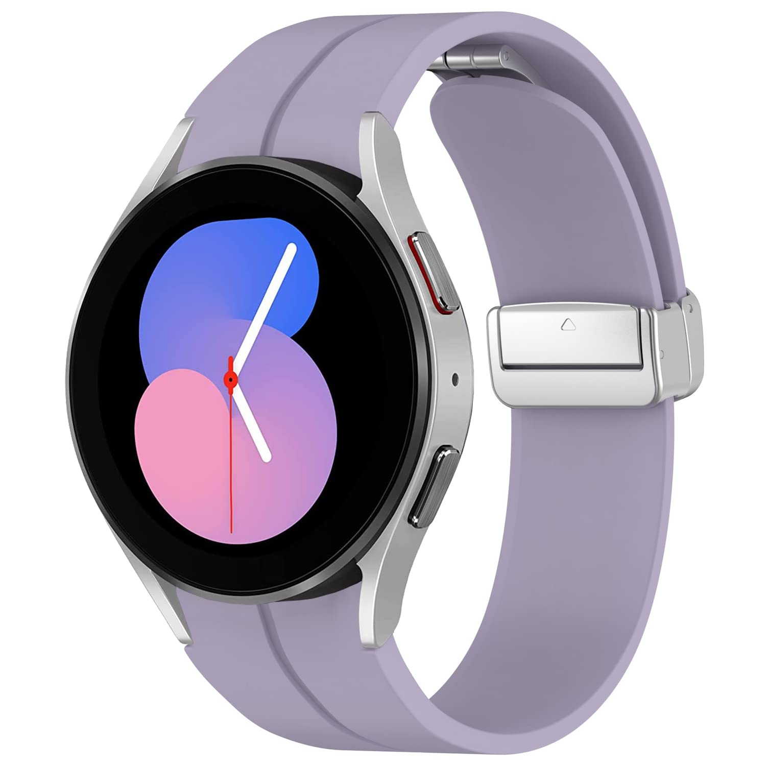 Galaxy Watch 5 Bands 44Mm 40Mm/Galaxy Watch 5 Pro Bands 45Mm, No Gap Silicone Sport Band Compatible With Samsung Galaxy Watch 5