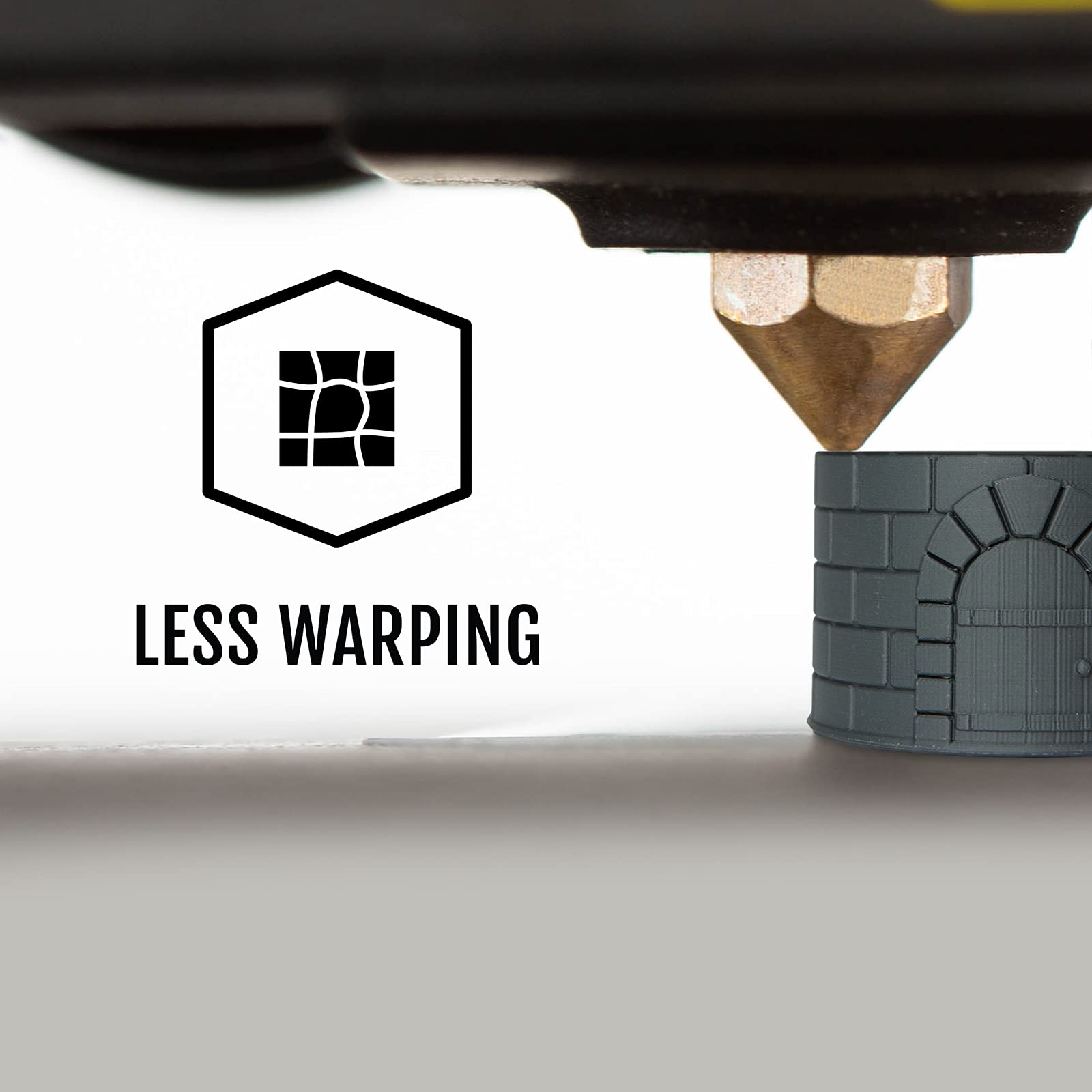 Hatchbox Matte Pla 3D Printer Filament, Dimensional Accuracy +/  0.03 Mm, 1 Kg Spool, 1.75 Mm, Orange