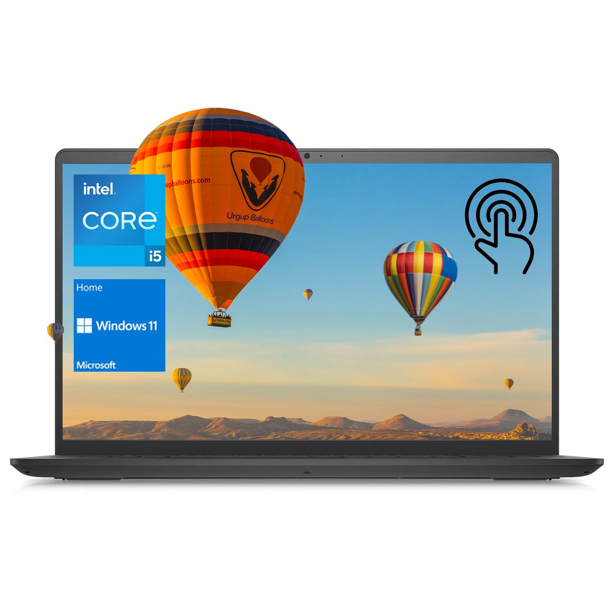 Dell Inspiron 3000 Series 3520 Laptop, 15.6' FHD Touchscreen, Intel Core i5 1155G7, 16GB DDR4 RAM, 1TB PCIe SSD, Webcam, SD Card Reader, Wi Fi, Windows 11 Home, Black