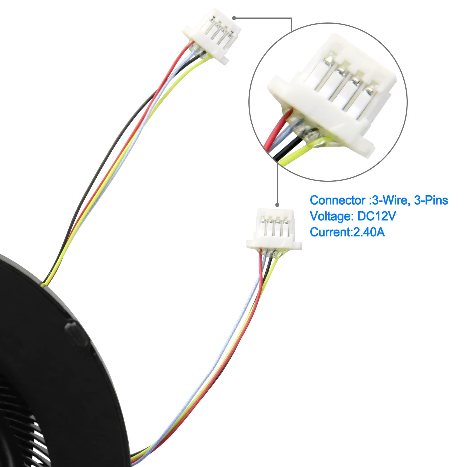 2Pack New Replacement Laptop Cpu+Gpu Cooling Fan For Asus Rog Zephyrus G14 Ga401 Ga401I Ga401Iv Ga401Iu Ga401Ih Ga401Ii Dfsck221