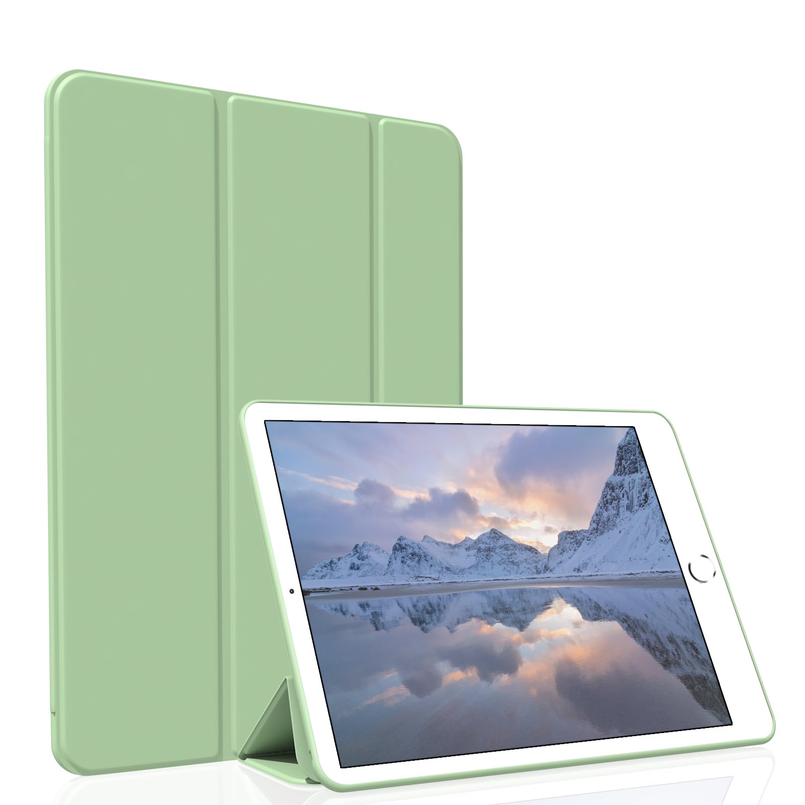 Divufus Case for iPad Air 3 / Pro 10.5 Inch, Lightweight Slim Soft TPU Trifold Stand Smart Cover, Auto Sleep/Wake Case for iPad 