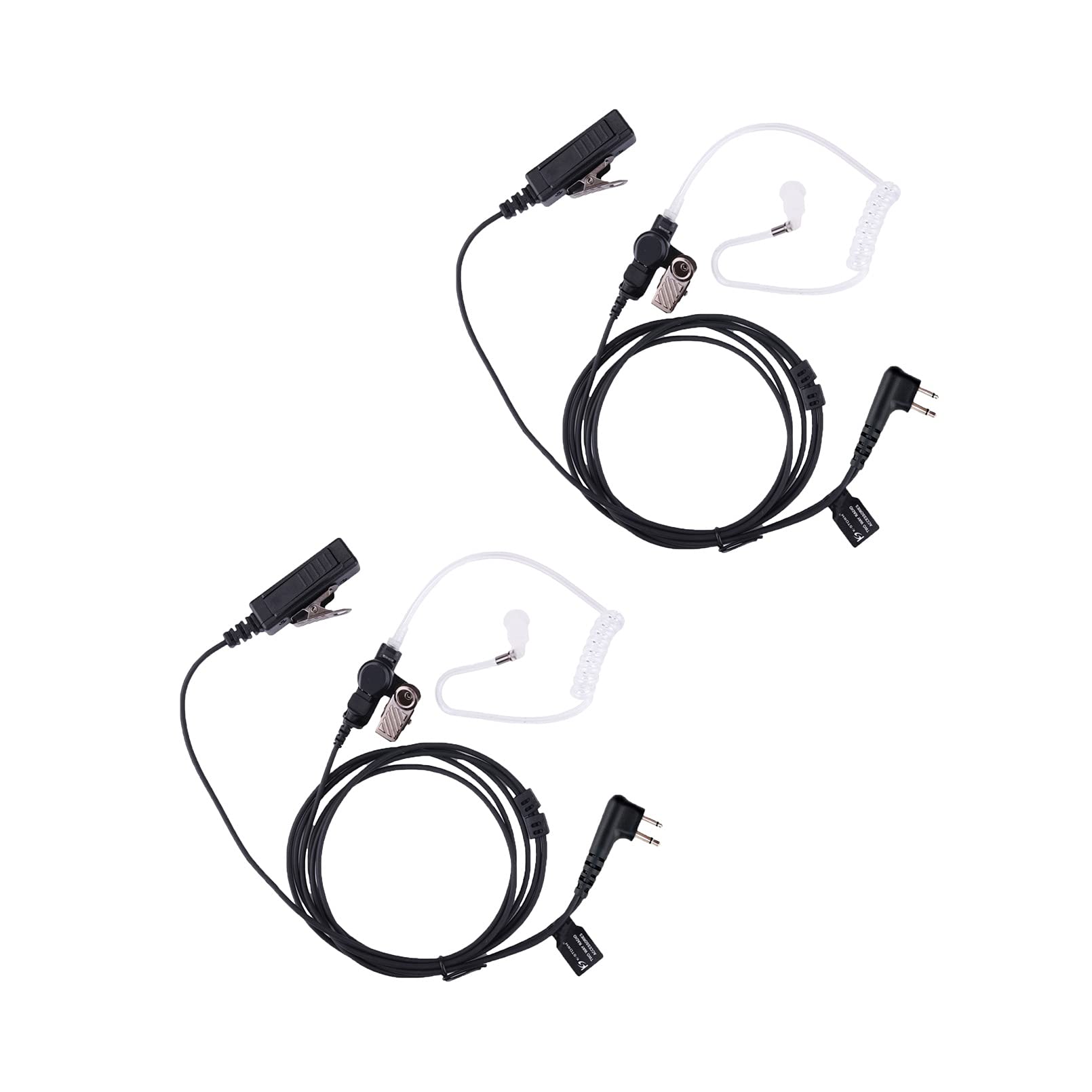 Ks K Storm Covert Acoustic Tube Walkie Talkie Earpiece Surveillance Headset With Mic Compatible With Cp200D Motorola Two Way Rad