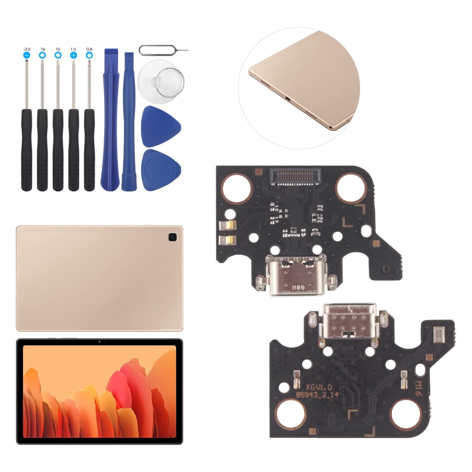 Dock Connector For Samsung Galaxy Tab A7 10.4'' 2020 Usb Charging Port Flex Cable Replacement For Samsung Tab A7 10.4'' T500 T50