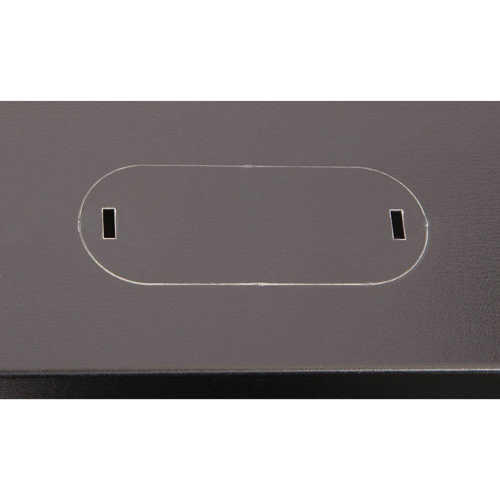 Kendall Howard 6U Linier Swing Out Wall Mount Cabinet   Glass Door