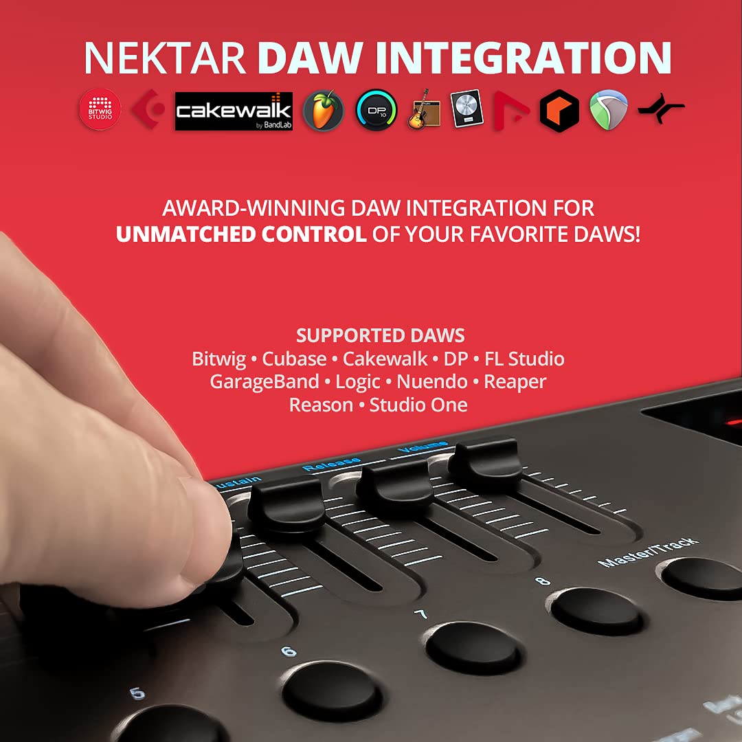 Nektar Impact Lx 61+ 61 Key Usb Midi Keyboard Controller