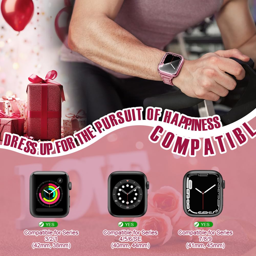 Top4Cus 42Mm Cover Soft Tpu Anti Scratch Lightweight 42Mm Iwatch Case All Around Screen Protector, Optional Cases Compatible Wit