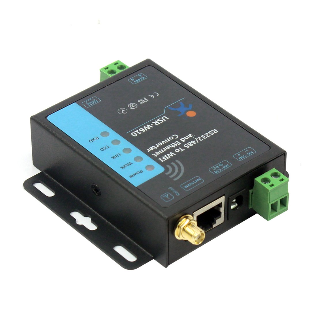 Serial To Wifi Ethernet Wireless Converter Rs232 Rs485 Serial Server(Usr W610)