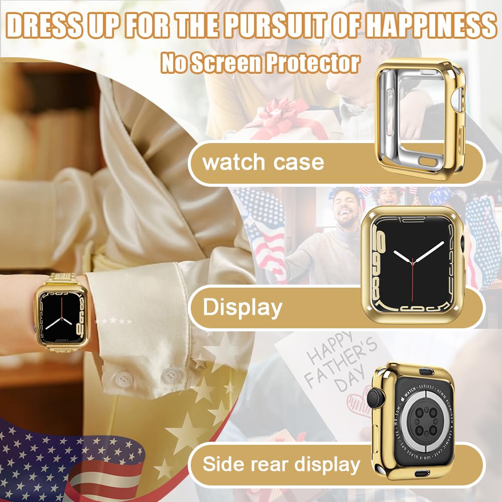 Top4Cus 38Mm Cover Environmental Soft Flexible Tpu Anti Scratch Lightweight Protective Iwatch Case Compatible With Apple Watch S