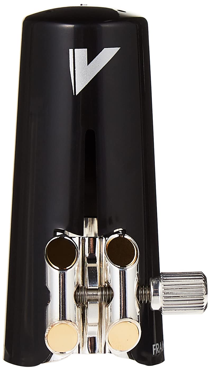 Vandoren Lc01P Optimum Ligature And Plastic Cap For Bb Clarinet Silver Plated With 3 Interchangeable Pressure Plates