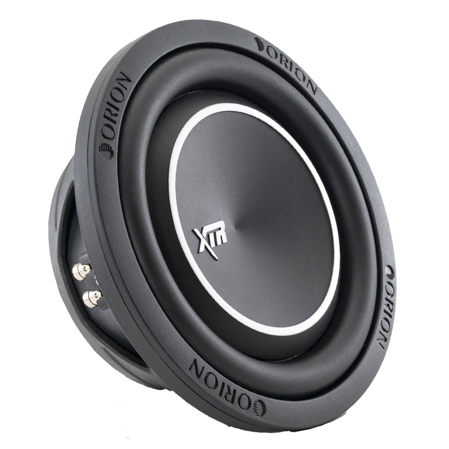 Orion XTR Series XTR8SWD4 Free Air Slim Shallow Mount 8    Car Subwoofer, 1200W Max Power, 300W RMS, Dual 4 Ohm, UV Coated Cone,