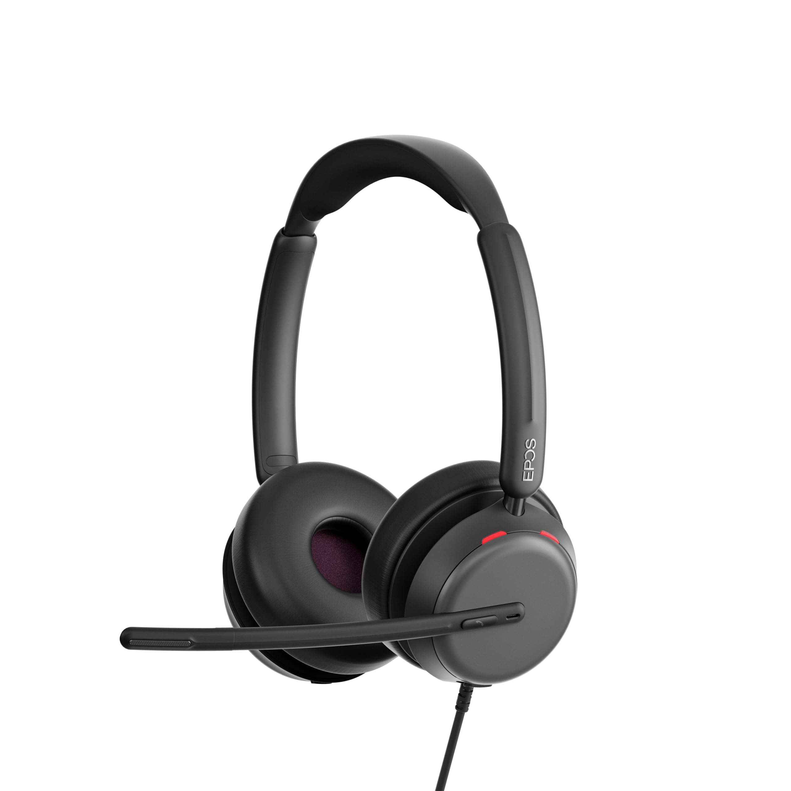 EPOS Impact 860 ANC DoubleSided Wired Headset with Active Noise Cancellation, USB C & USB A, Lightweight, Comfortable Fit, Micr