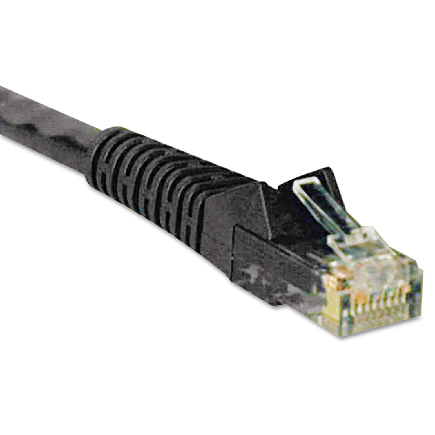 Tripp Lite Cat6 Gigabit Snagless Molded Patch Cable (Rj45 M/M)   Black, 1 Ft.(N201 001 Bk)