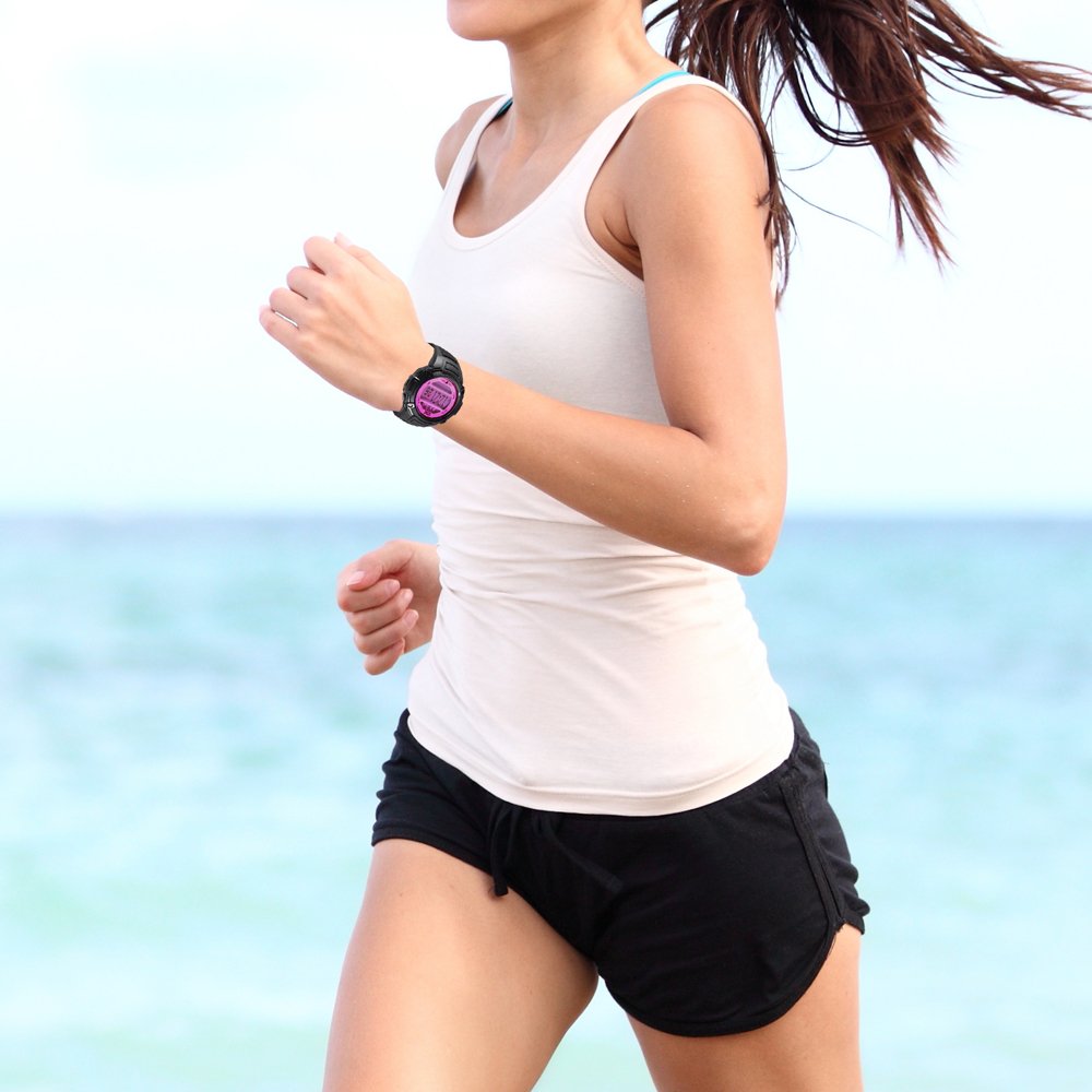 Pyle Digital Multifunction Sports Wrist Watch Smart Fit Classic Men Women Sport Running Training Fitness Gear Tracker W/ Sleep M