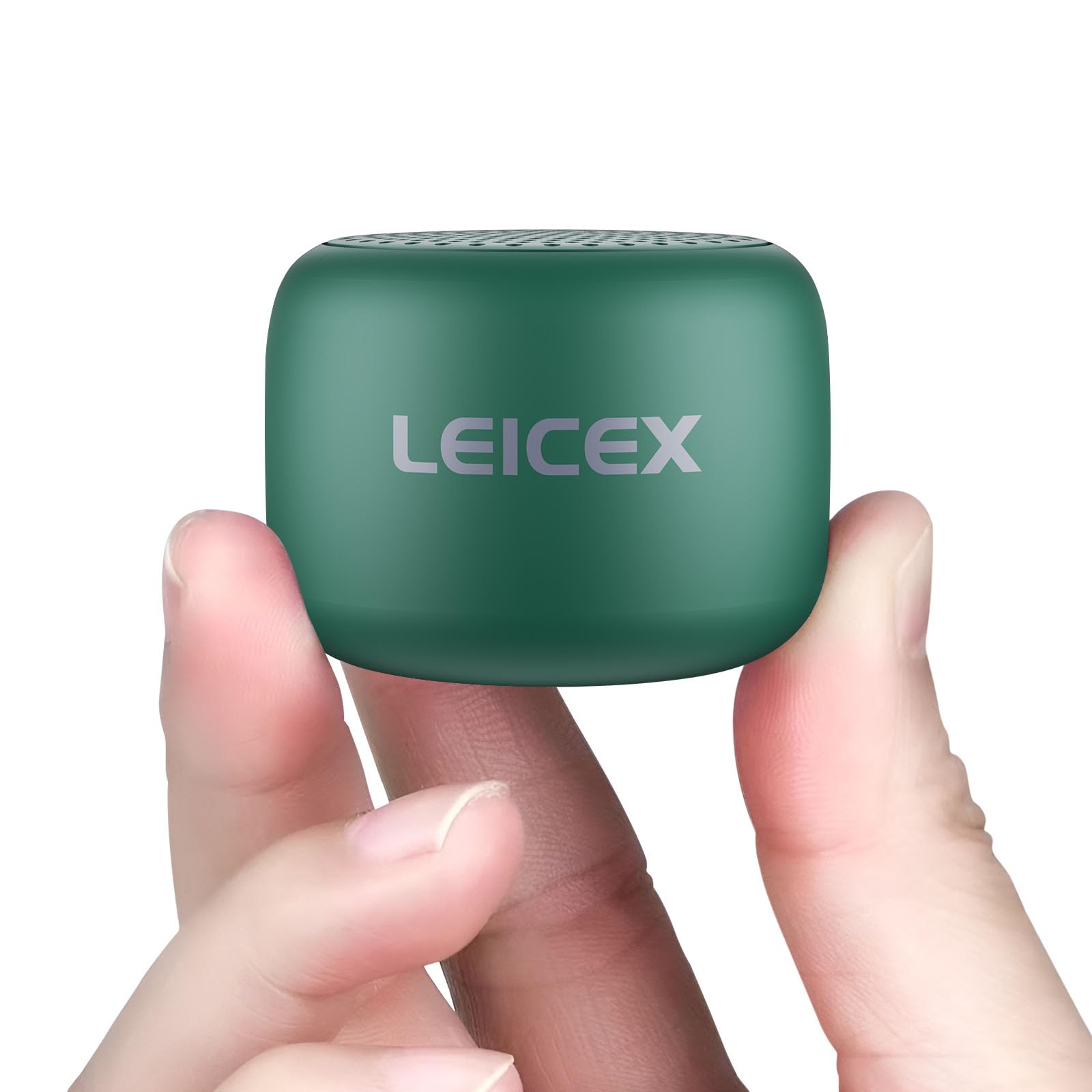 Leicex Mini Bluetooth Speaker Wireless,Small Speaker Support Tws Stereo Sound.Portable Speaker For Travel,Gift,Mobile Phone.(Gre
