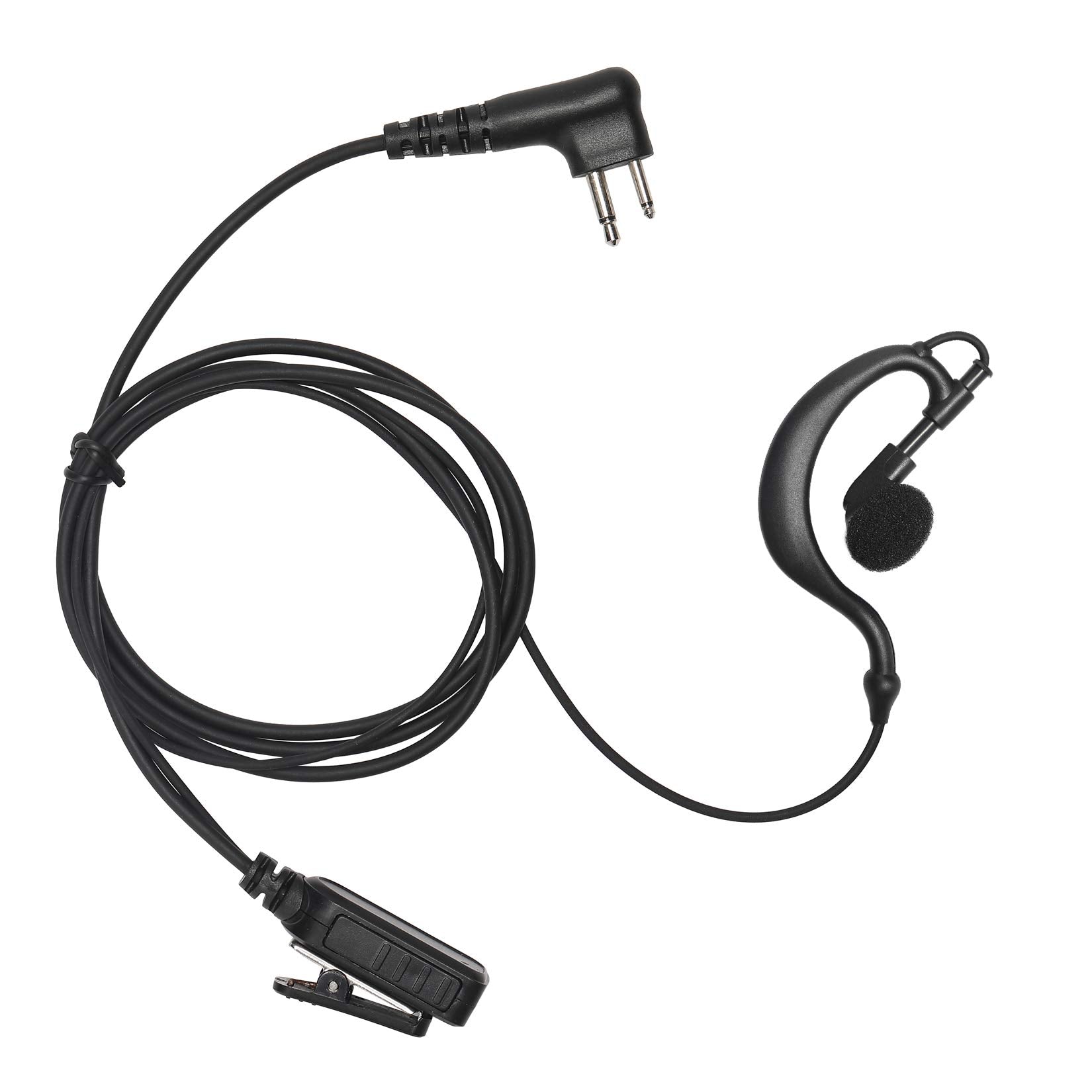Yolipar Cls1110 Cls1410 Earpiece Compatible With Motorola Radio Cp200 Gp300 Gp2000 Walkie Talkie With Ptt Mic 2 Pin Headset Sing