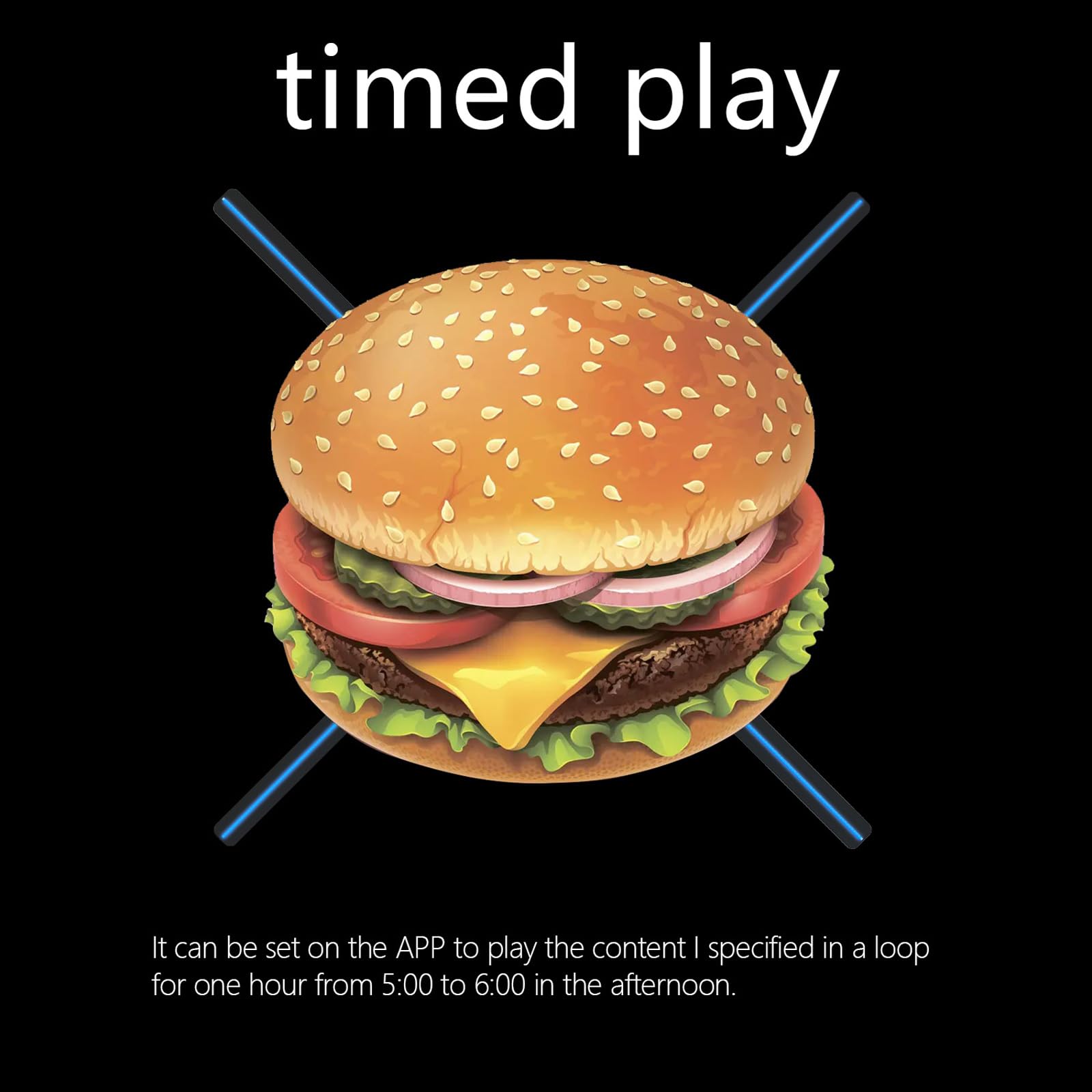 3D Hologram Fan, 52Cm 3D Hologram Projector Hd Led 2000*1444Px Resolutionadvertising Display With Remote And Bluetooth And Wifi,