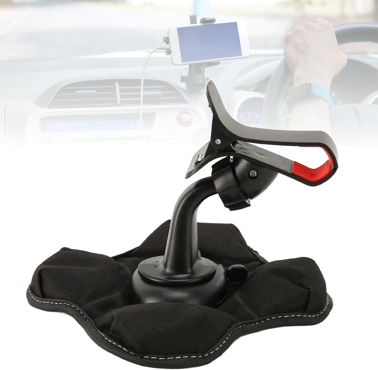 Chargercity Claw-X Nonslip Smartphone Beanbag Friction Mount For All Smartphones Up To 4 Wide Like Galaxy S24 S23 Flip Iphone 16