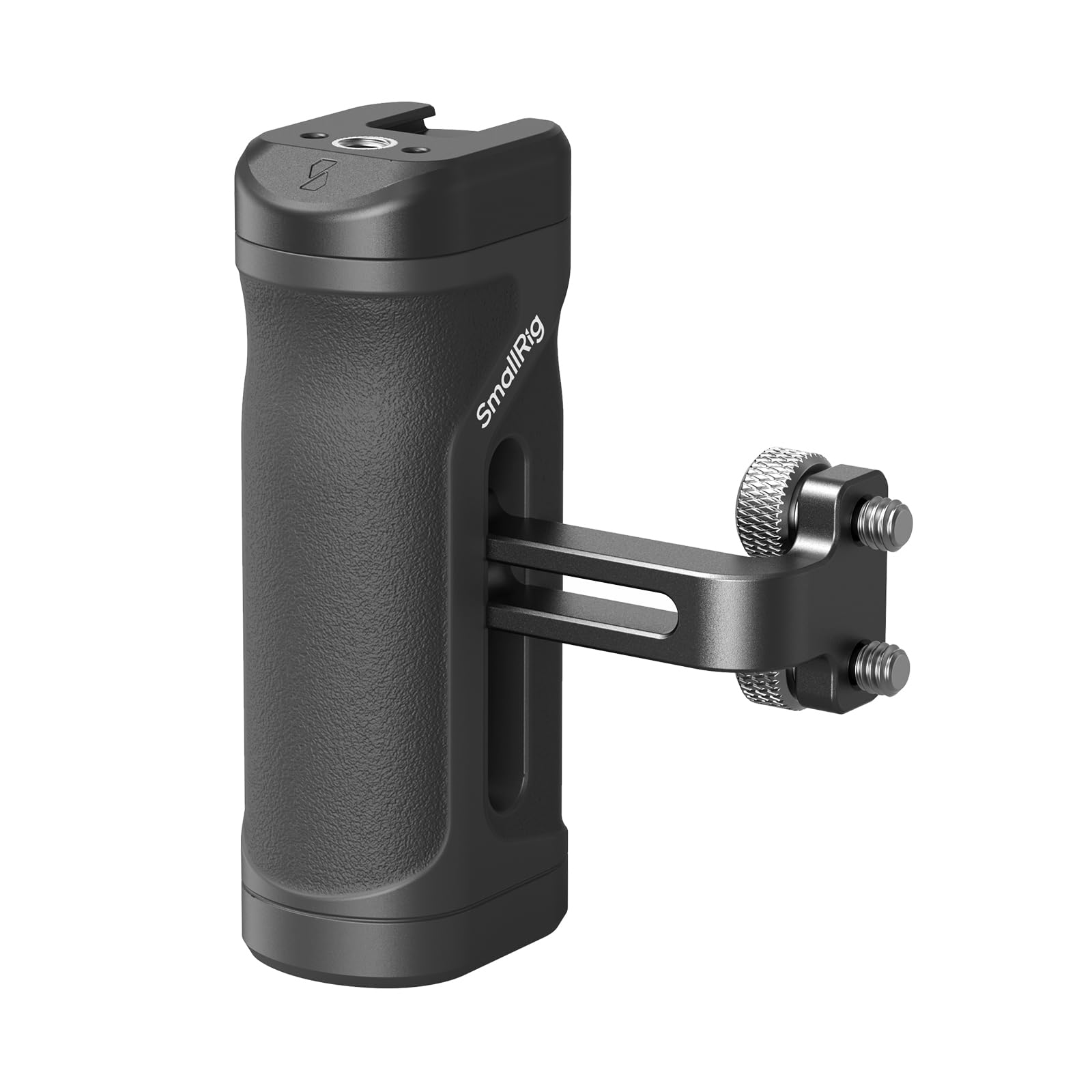 SmallRig Mini Side Handle for 1/4-20 Threaded Holes, Portable Camera Cage Handle for Left or Right Hand, Up and Down Adjustable,