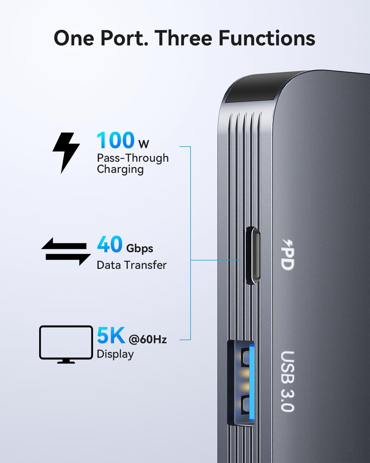 Vilcome Usb C Adapter For Macbook Pro/Air M1 M2 M3 2023 2022 2021 2020 2019, 7 In 2 Usb C Hub Macbook Pro Accessories With Thund