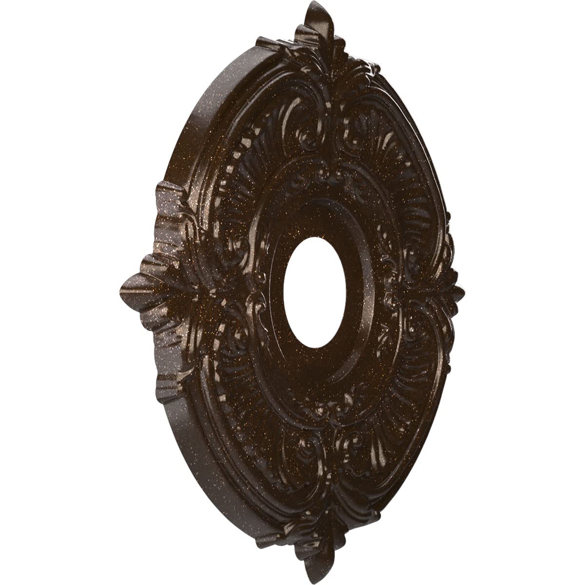 Ekena Millwork Cmp16Atamb Attica Thermoformed Pvc Ceiling Medallion (Fits Canopies Up To 5 5/8), 16Od X 3 1/2Id X 1P, Textured M