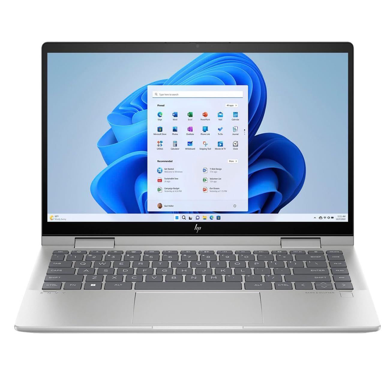 Hp Envy 2-In-1 Laptop, 14'' Fhd Touchscreen Display, 13Th Gen Intel 10-Cores I7-1355U, 16Gb Ram, 1Tb Nvme Ssd, Backlit Kb, Fp Re