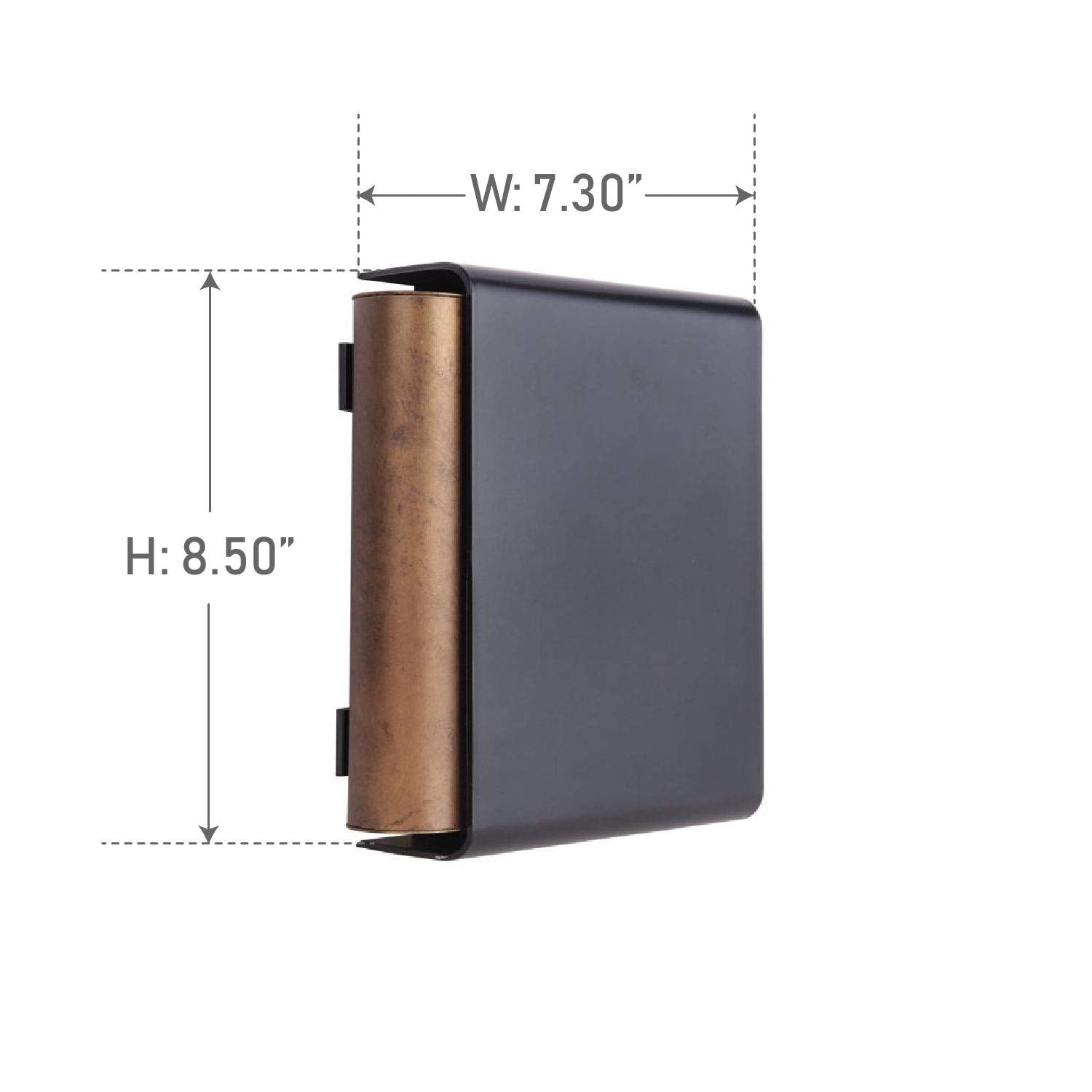 Craftmade Ctpab Bk Resonance Chambers Door Chime, Patina Aged Brass/Black (8.5''H X 7.3''W)