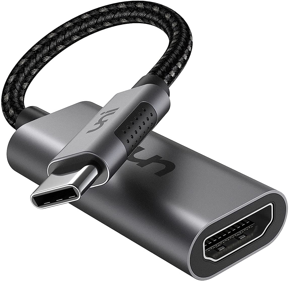 Uni Usb C To Hdmi Adapter 4K@60Hz, Thunderbolt 3/4 To Hdmi Adapter, Type C Hdmi Converter, Compatible With Macbook Pro/Air 2022, Ipad Pro/Air, Surface Laptop, Dell Xps, Chromebook, Galaxy & More