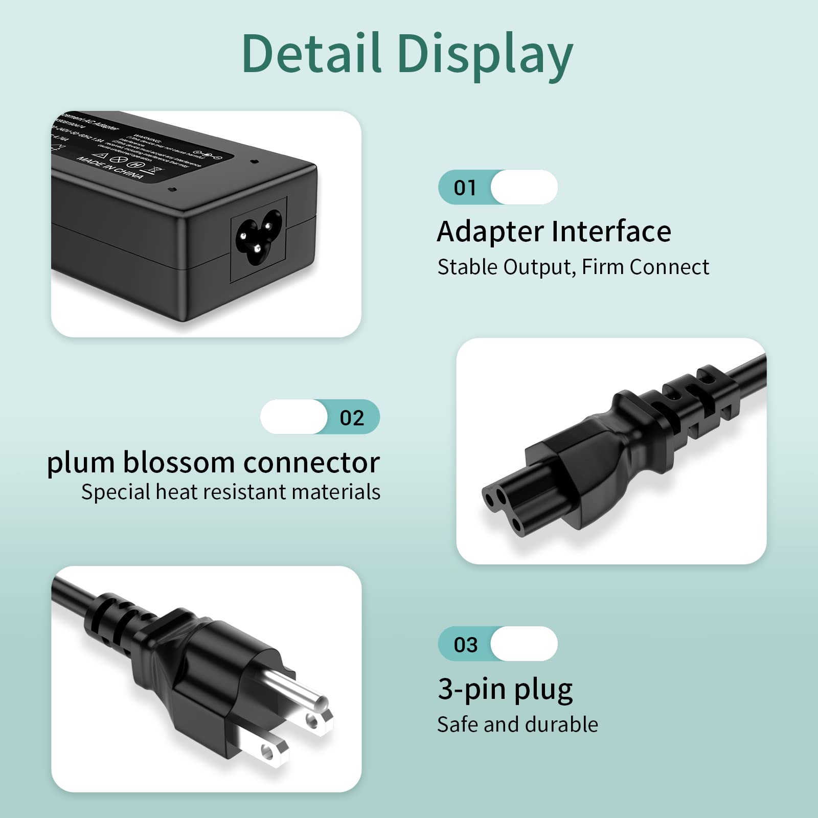 90W Ac Adapter Charger Replacement For Hp All In One Desktop 18' 19' 20' 21' 22' 23' 24' Probook 4530S 4540S 4520S 4535S 4525S 4545S 6450B 6460B 6465B 6470B Elitebook 8470P 8460P 8440P Power Supply