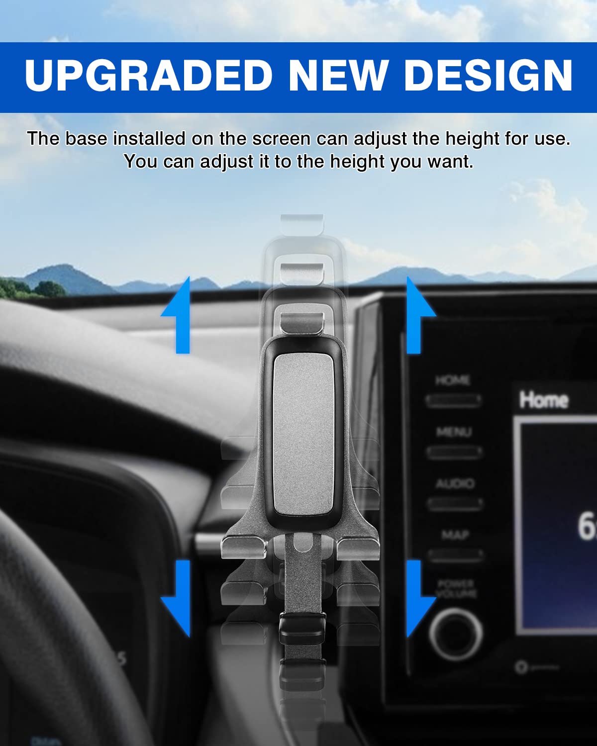 Autorder Car Phone Holder For Toyota Corolla 2019-2025/Corolla Cross 2022 2023 2024 2025 Accessories Air Vent Screen Fixed Clip