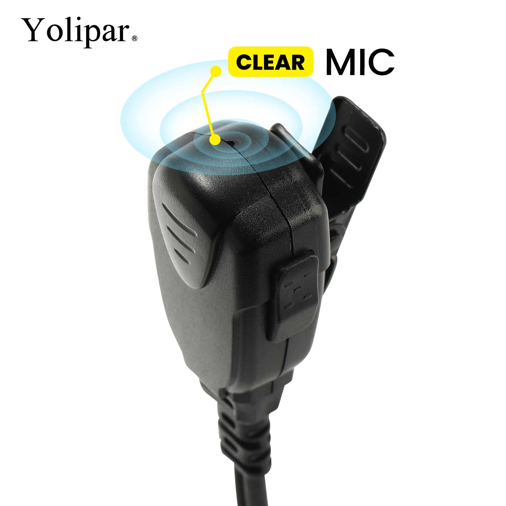 Yolipar 10 Pcs Cp200D Rdm2070D Surveillance Earpiece Compatible With Motorola Radio Cls1410 Cls1110 Cp200 Gp300 Gp2000 Walkie Ta
