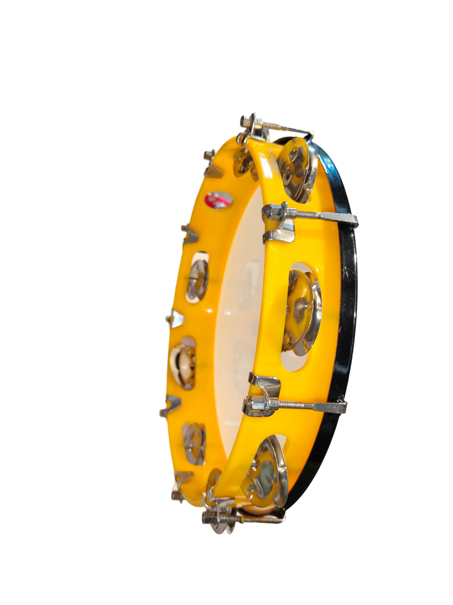 Tambourine Hand Percussion Musical Instrument(yellow 8)