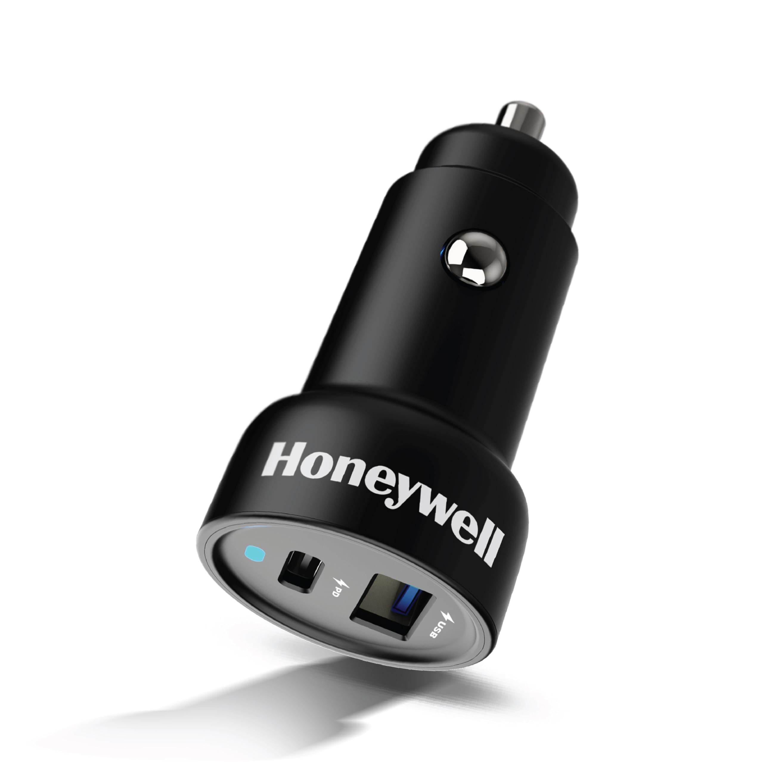 Honeywell Micro CLA 83W PD Smart Car Charger, 65W Type C PD & 18W USB A Port, UltraFast Charging, Compatible with All Car for i