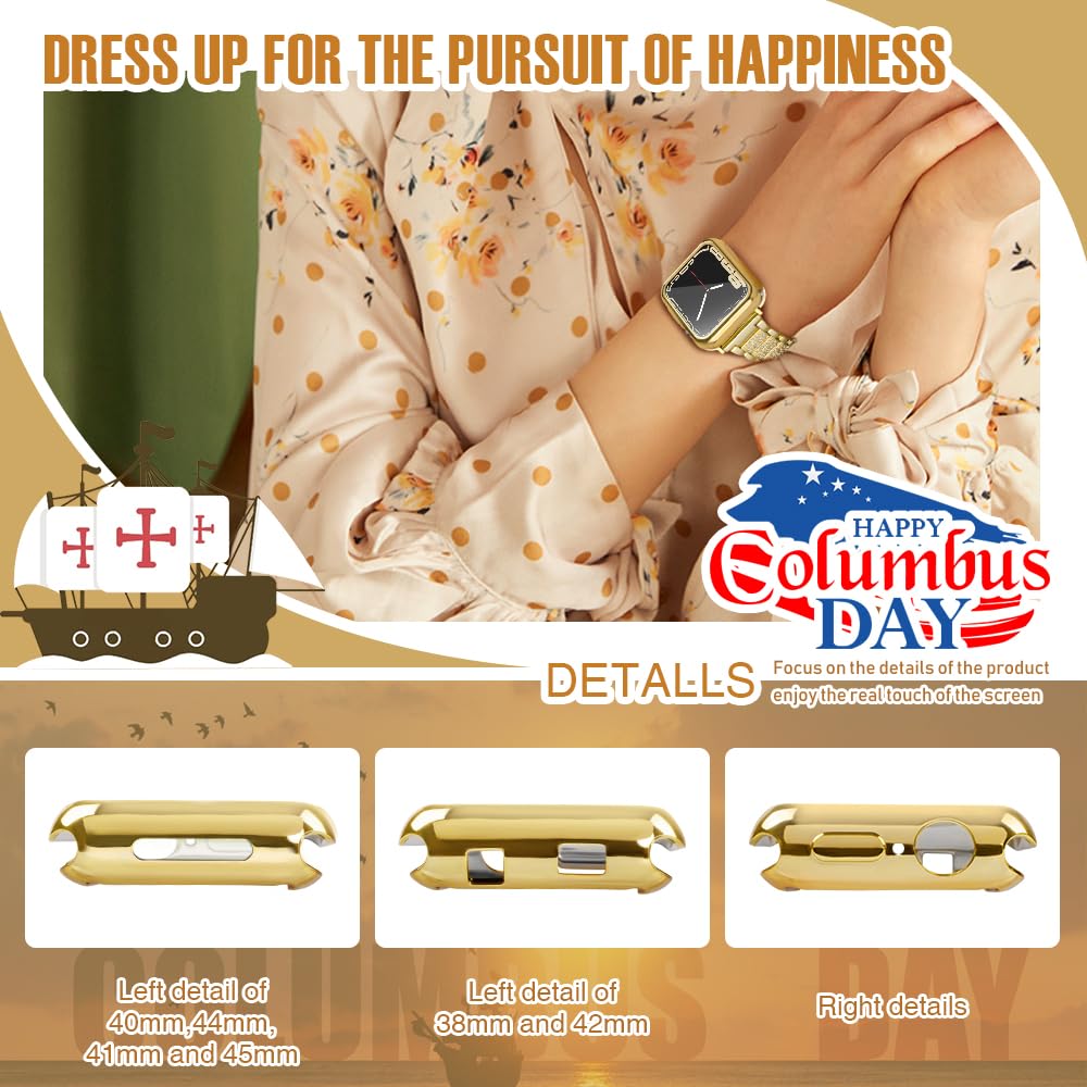 Top4Cus 44Mm Cover Soft Tpu Anti Scratch Lightweight 44Mm Iwatch Case All Around Screen Protector, Optional Cases Compatible Wit