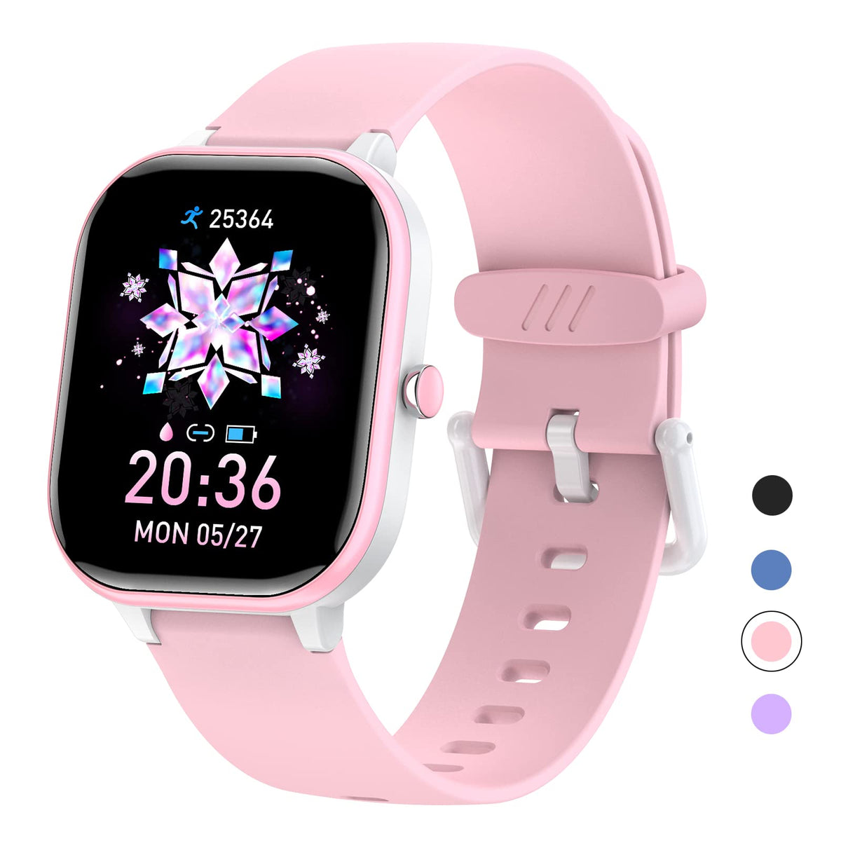 Hengto Kids Fitness Tracker Watch, Ip68 Kids Waterproof Smart Watch With 19 Sport Modes, Pedometers, Sleep Mode For Kids Boys Gi