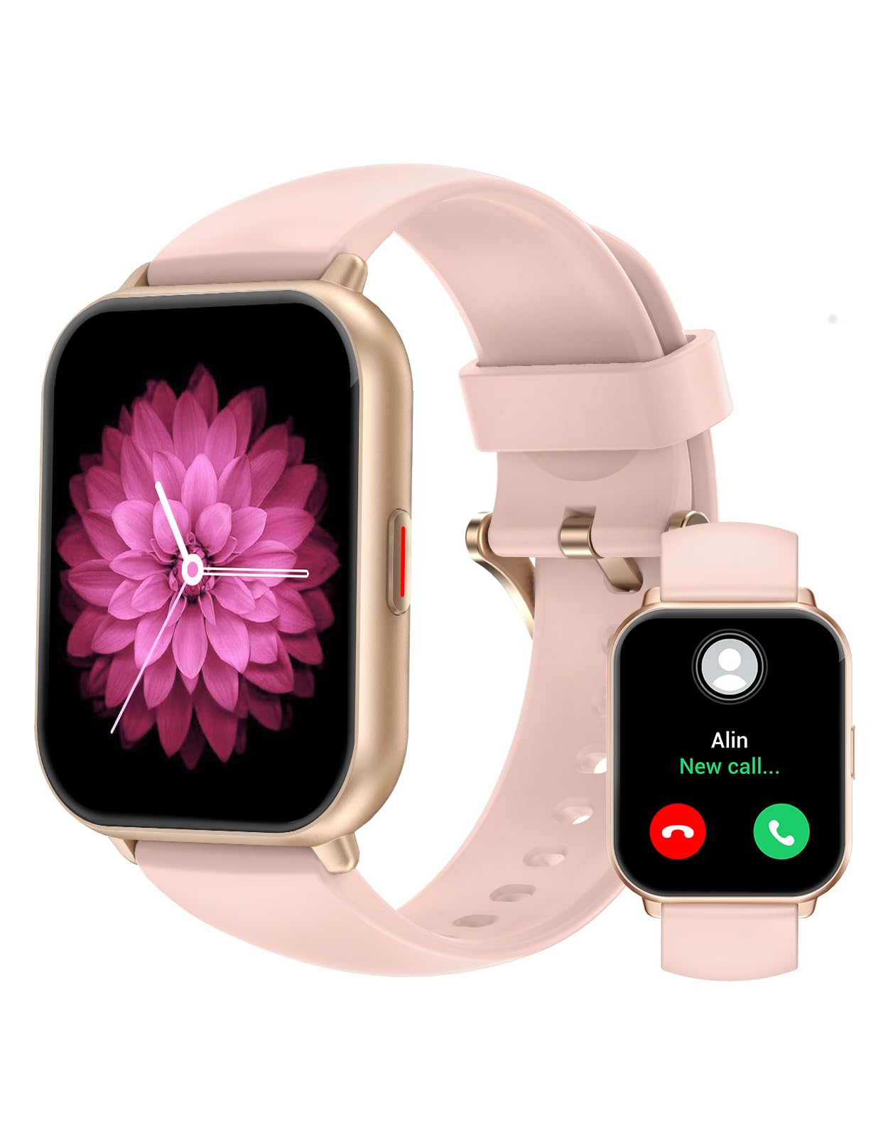 Ruimen Smart Watch Answer/Make Calls Fitness Watch With Voice Assistant Reloj Inteligente 1.7