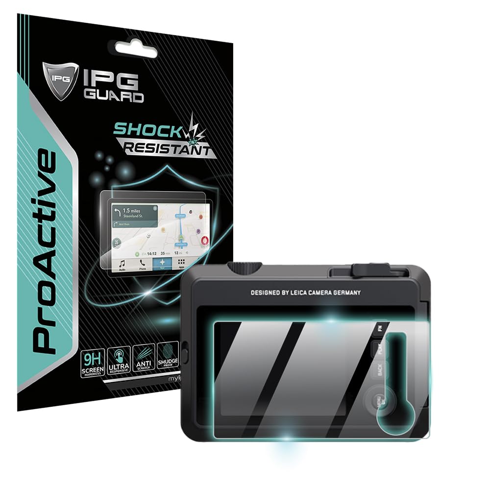 IPG ProActive for Leica SOFORT 2 Camera Display (2 Units) 9H Hardness Screen Protector Nano Ceramic Film Ultra Responsive High C