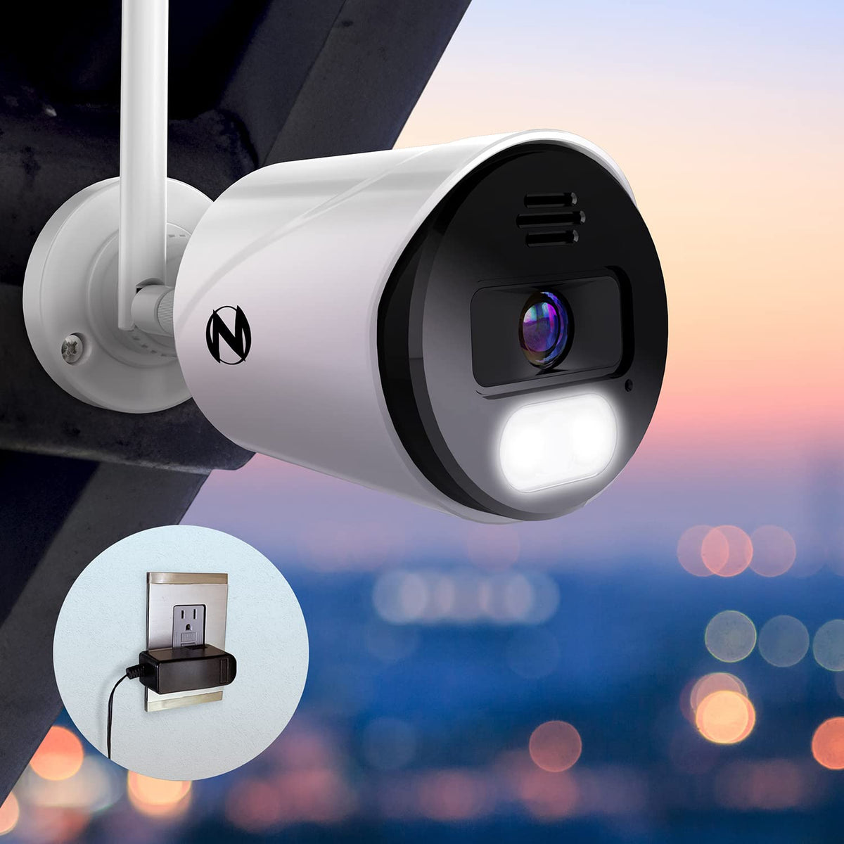Night Owl Sp, Llc Night Owl Wi Fi Ip 4K Hd Indoor/Outdoor Dual Spotlig ...