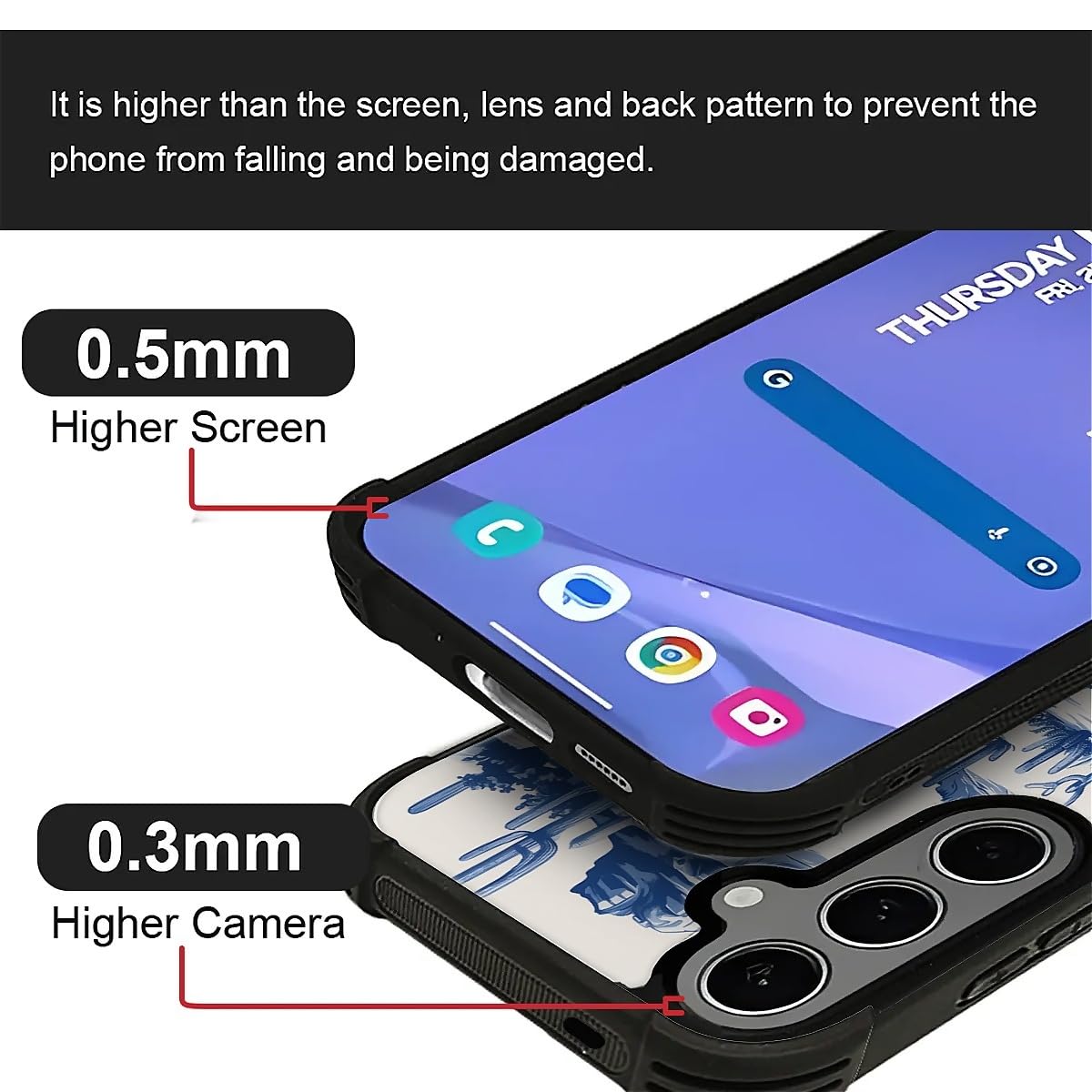 Fkbrcl4U For Samsung Galaxy S24 S25 Plus Case,Graphic Design For Girl Boy Soft Silicone Hard Acrylic Shock For Samsung Galaxy S2