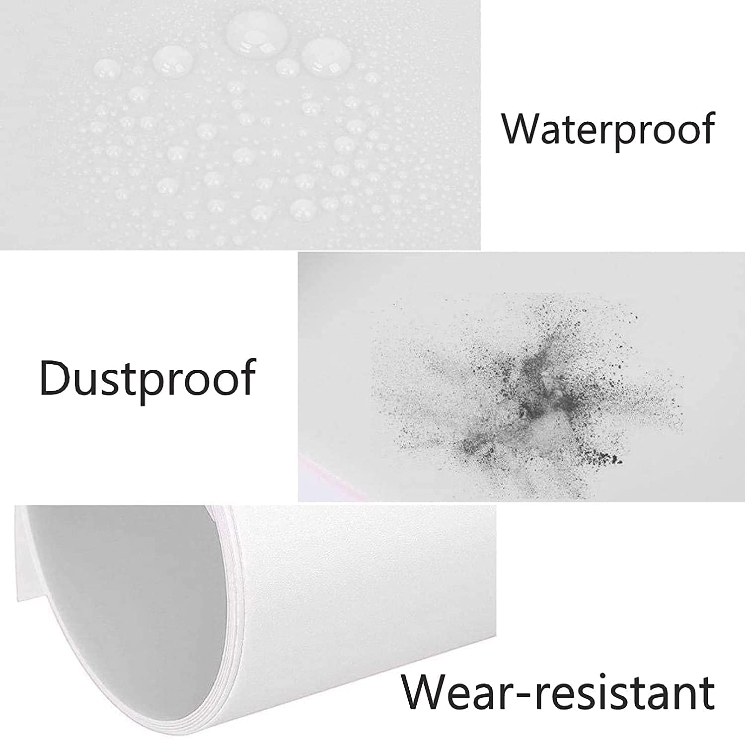 Meking 31X59 Inches (80X150Cm) White Pvc Matte Backdrop Photography Background For Portrait Photo Shoot Studio Portrait, Product