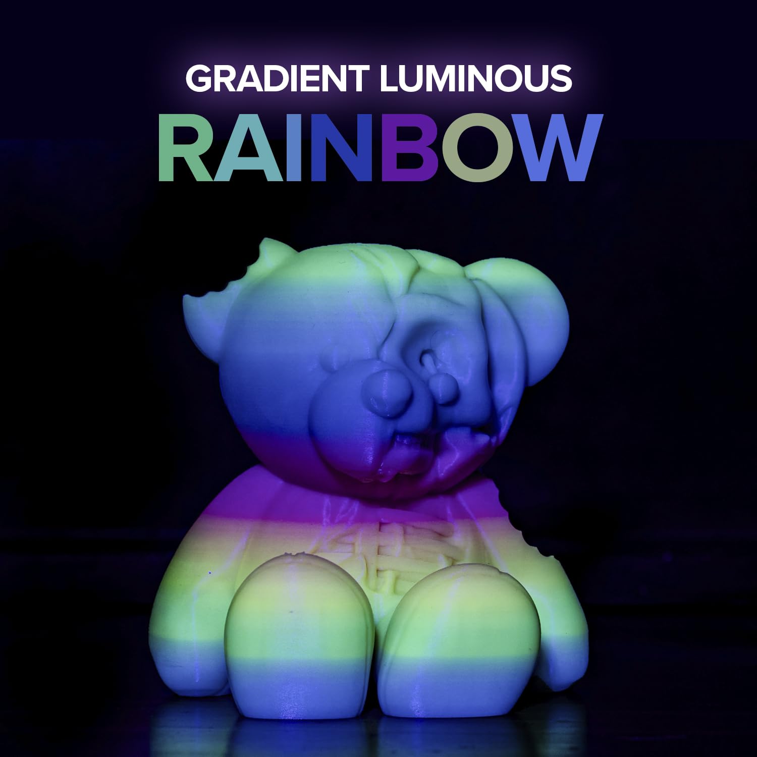 Polymaker Panchroma Pla Filament, Luminous Rainbow 1.75Mm 3D Printing Filament, 3D Printer Pla Filament, Fit Most Fdm 3D Printer