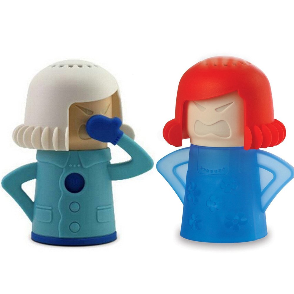 Keledz Microwave Cleaner Angry Mom With Fridge Odor Absorber Cool Mom(2Pcs)