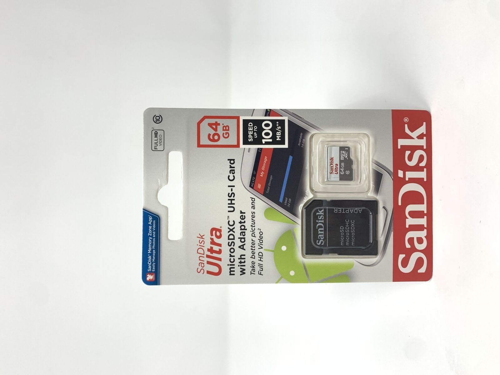 Sandisk Ultra - Flash Memory Card - 64 Gb - Microsdxc Uhs-I (Sdsqunc-064G-An6Ia)
