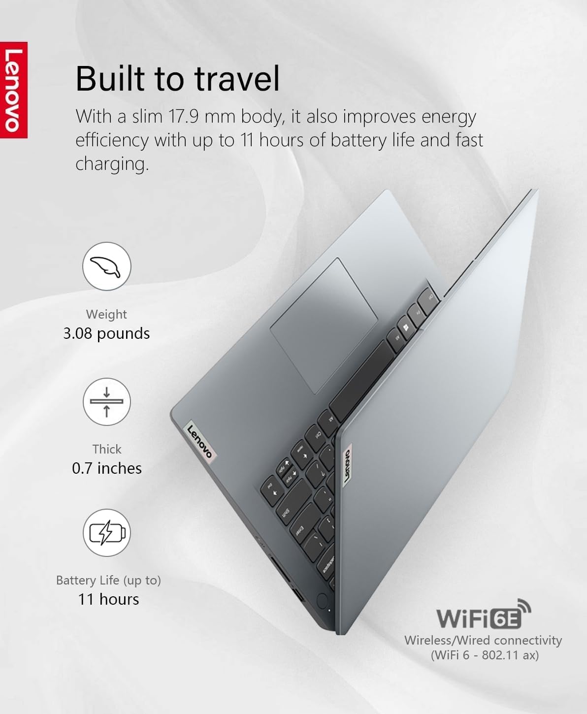 Lenovo Ideapad 1 Business Laptop - 14 Hd Display, Intel Celeron N4020, 4Gb Ram, 256Gb Storage(128Gb Emmc + 128Gb Sd Card), Intel