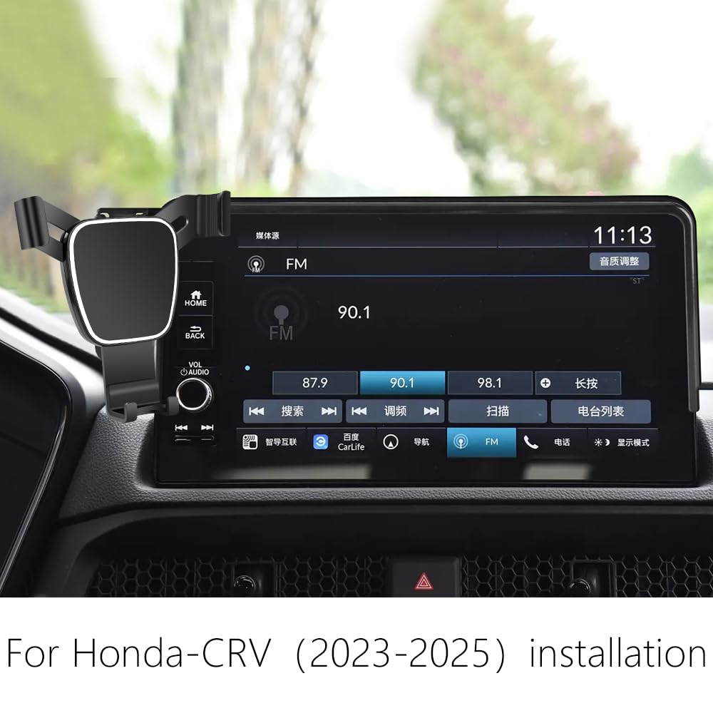 Lunqin Car Phone Holder For Honda Crv Cr-V 2023 2024 2025 Auto Accessories Navigation Bracket Interior Decoration Screen Mobile