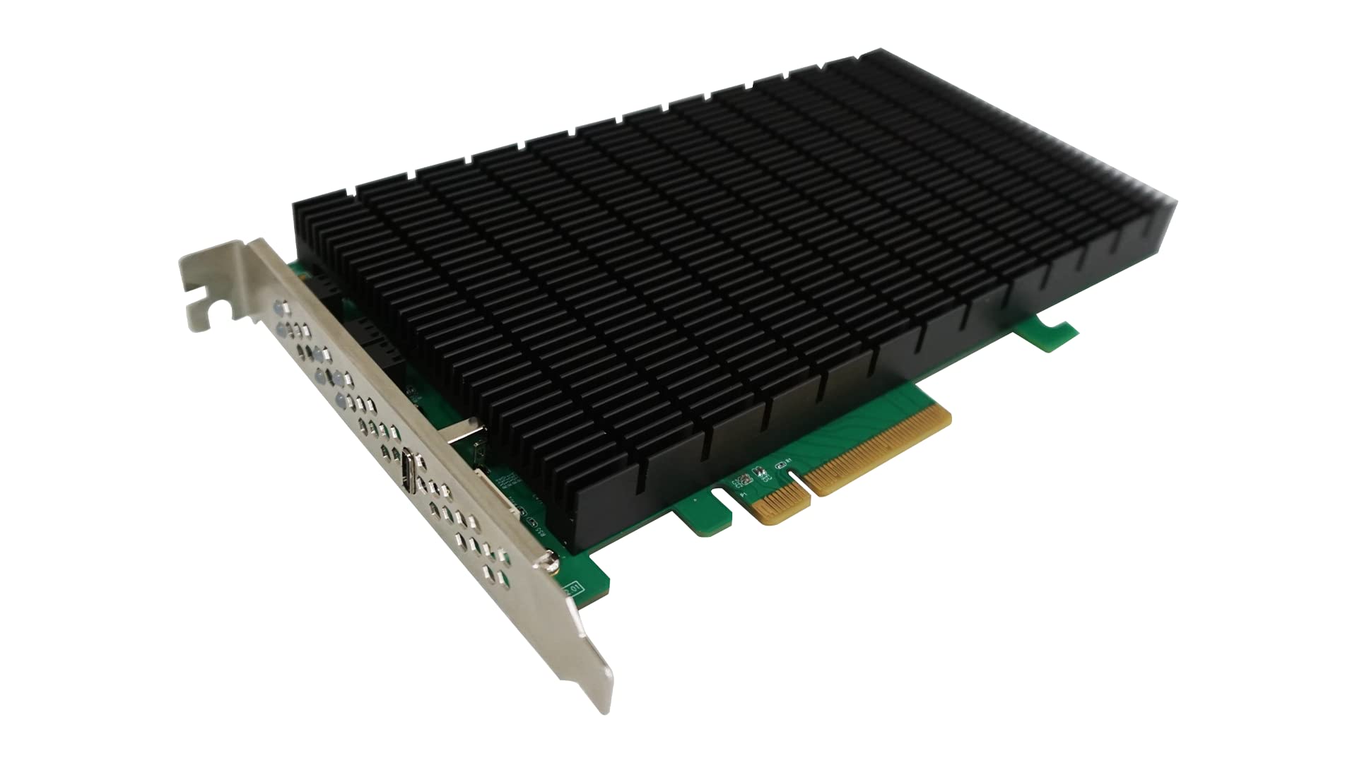 Highpoint Technologies 4 Port M.2 Ssd6204A Nvme Boot Raid Controller For Vmware Esxi & Virtualization Systems, Green